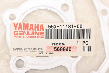 New OEM Yamaha 55X-11181-00-00 Cylinder Head Gasket NOS