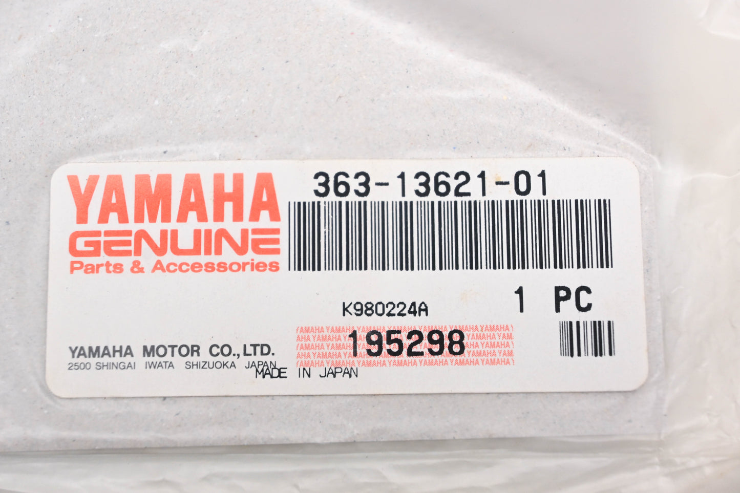 New OEM Yamaha 363-13621-01-00 Reed Valve Gasket NOS