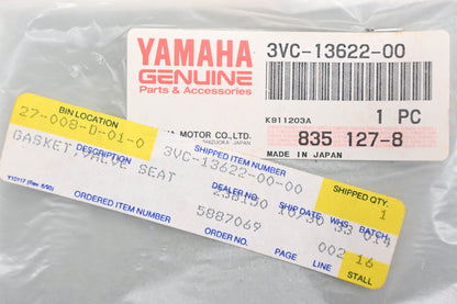 New OEM Yamaha 3VC-13622-00-00 Reed Valve Gasket NOS