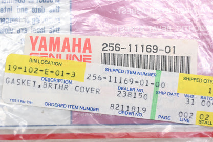 New OEM Yamaha 256-11169-01-00 Breather Cover Gasket NOS