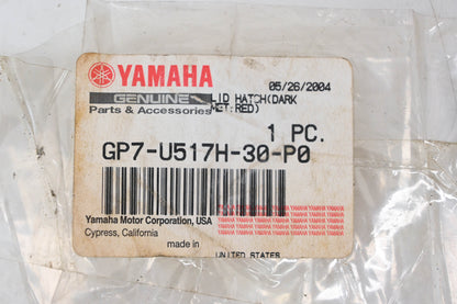 New OEM Yamaha GP7-U517H-30-P0 Dark Metallic Red Hatch Lid NOS