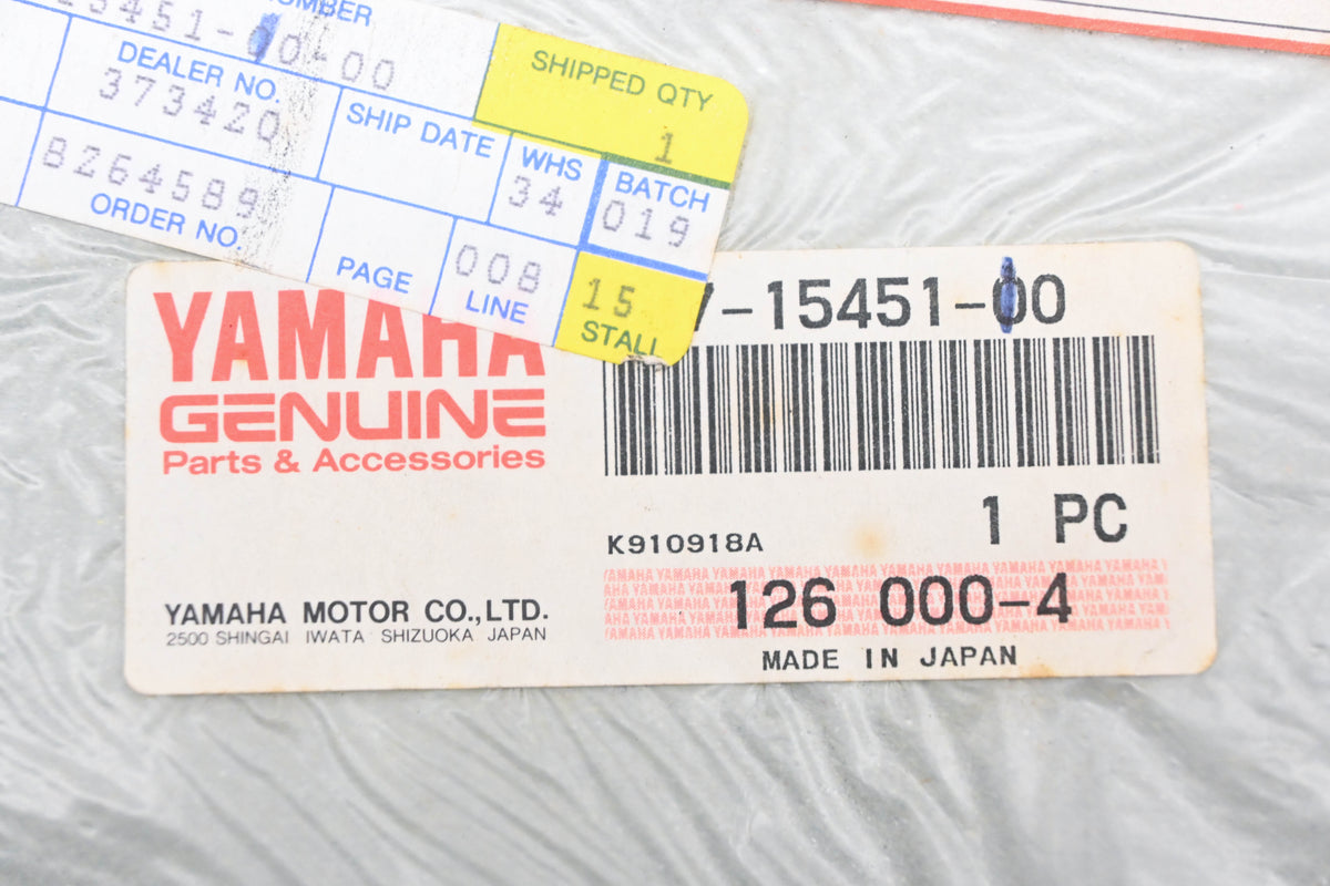 New OEM Yamaha 1J7-15451-00-00 Crankcase Cover Gasket NOS
