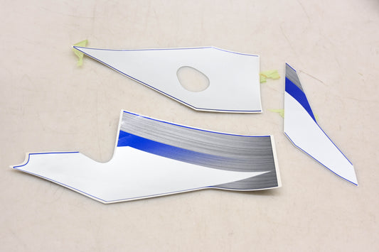 New OEM Yamaha 5PW-28301-00-00 YZFR1R-F White Blue Grey Lower Cowling Graphic Kit NOS