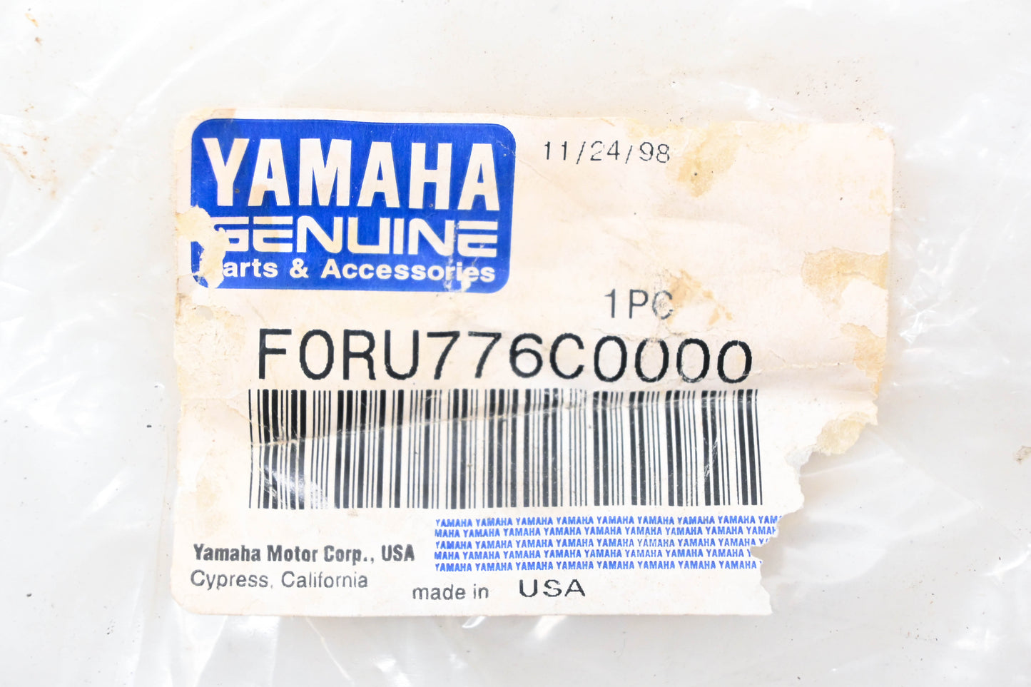 New OEM Yamaha F0R-U776C-00-00 Oil Hose NOS