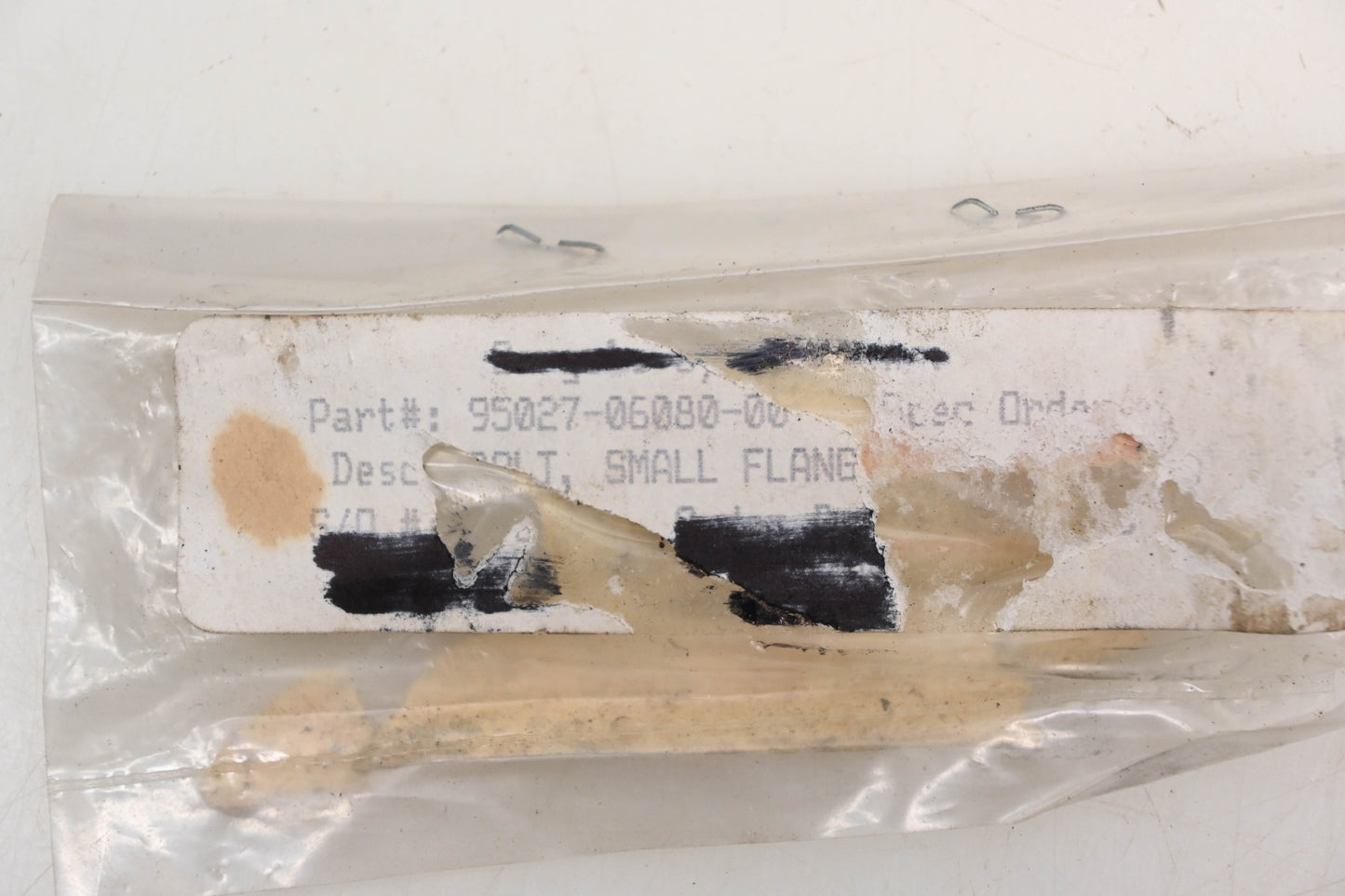 New OEM Yamaha 95027-06080-00 Small Flange Bolt NOS