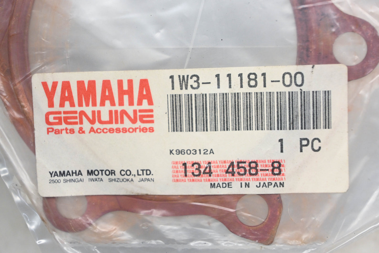 New OEM Yamaha 1W3-11181-00-00 Cylinder Head Gasket NOS