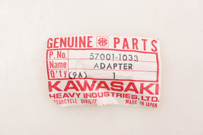 New OEM Kawasaki 57001-1033 Oil Pressure Gauge Adapter NOS
