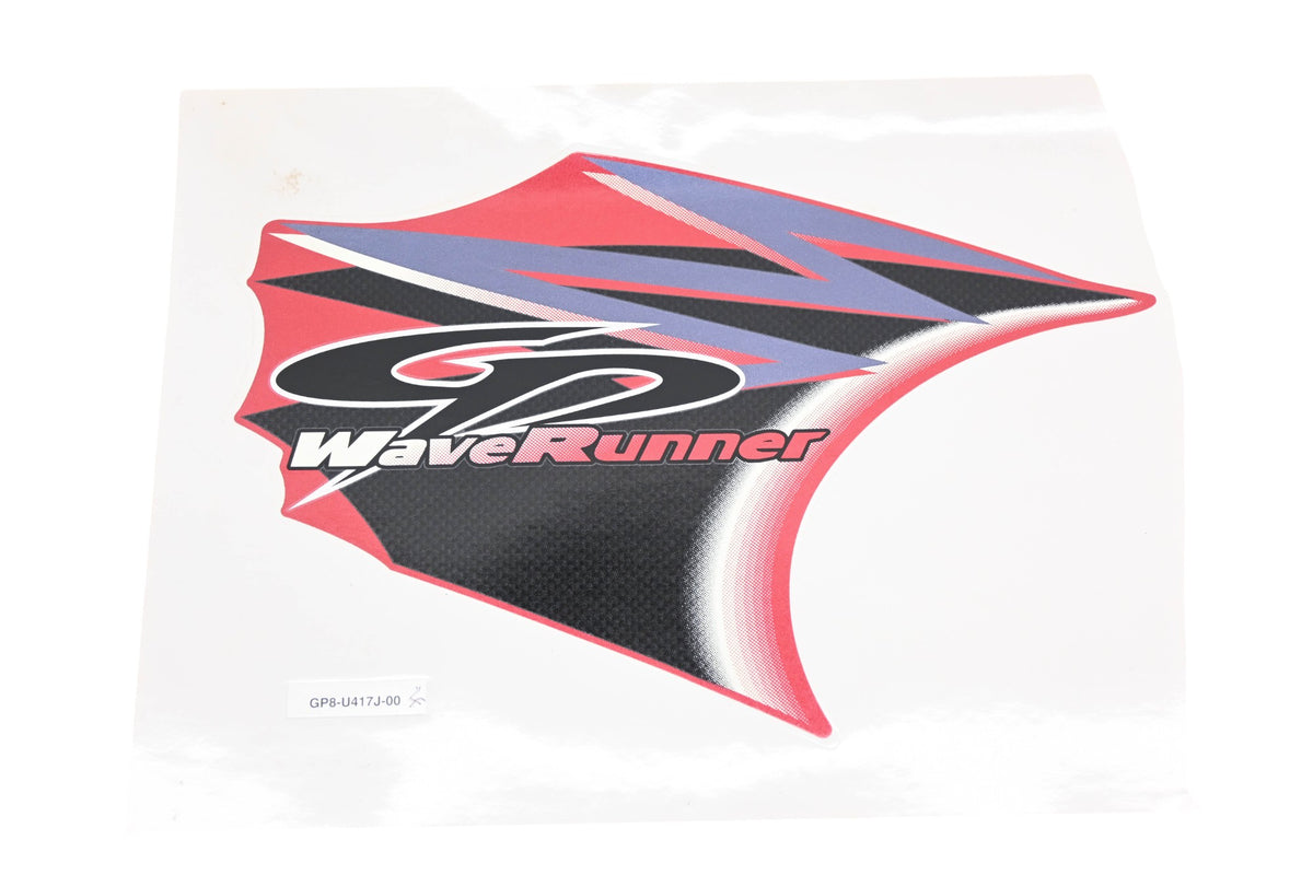 New OEM Yamaha GP8-U417J-00-00 Waverunner Graphic #8 Decal NOS