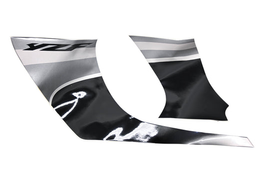 New OEM Yamaha 5AH-28301-70-00 YZF Black Grey Lower Cover Graphic Decal Kit NOS