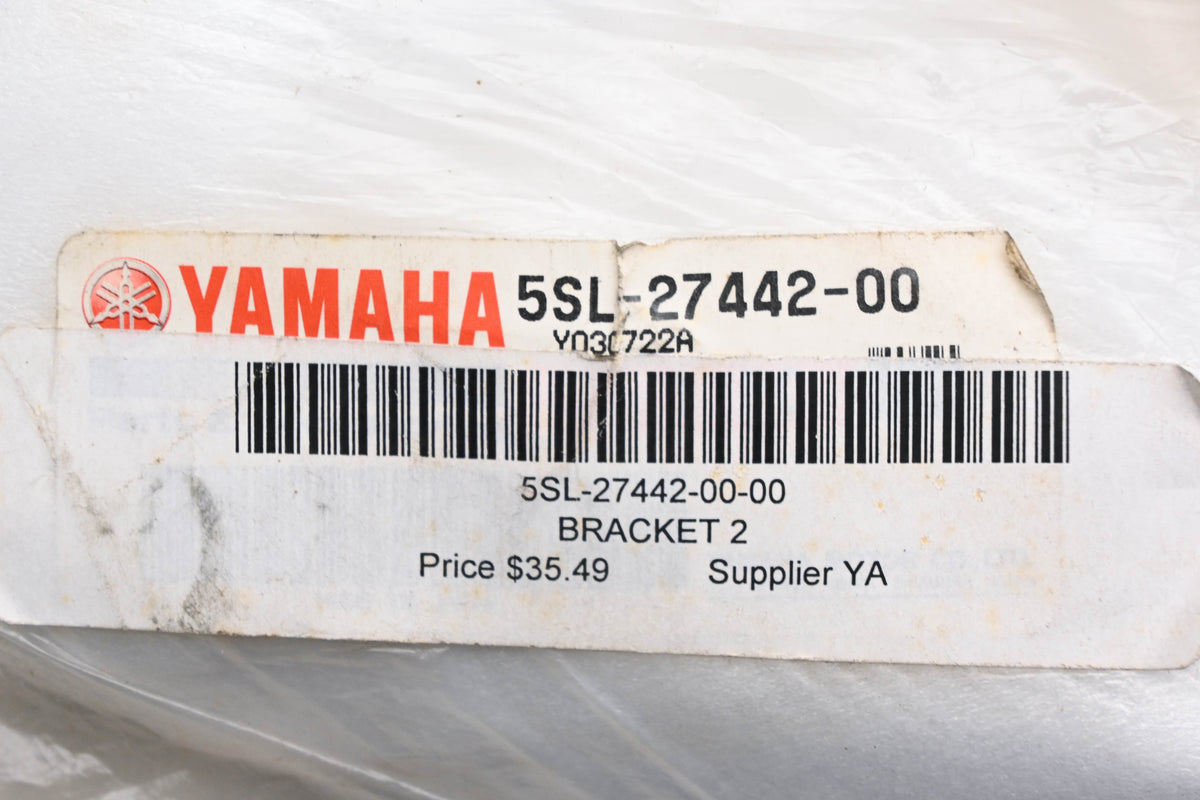 New OEM Yamaha 5SL-27442-00-00 Left Rear Footrest Bracket NOS