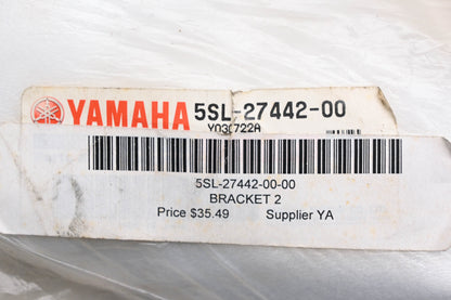 New OEM Yamaha 5SL-27442-00-00 Left Rear Footrest Bracket NOS