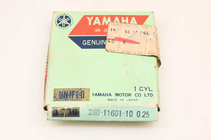 New OEM Yamaha 280-11601-10-00 Piston Ring Kit NOS