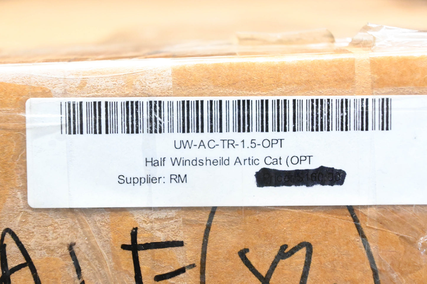 Aftermarket UW-AC-TR-1.5-OPT Wildcat Ploy Half Windshield Kit NOS