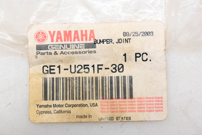 New OEM Yamaha GE1-U251F-30-00 Blue Bumper Joint NOS