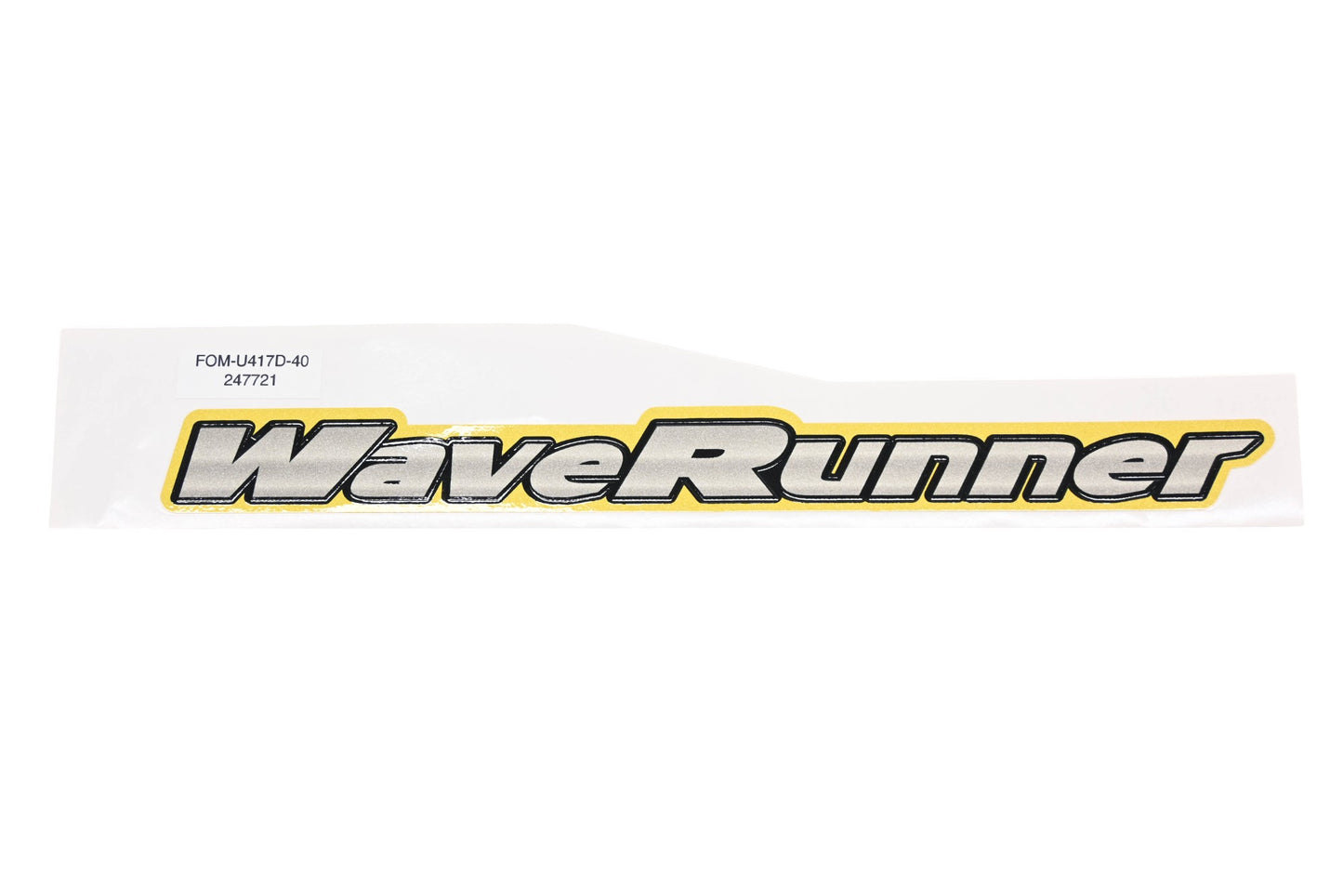 New OEM Yamaha F0M-U417D-40-00 WaveRunner Graphic #3 Decal NOS