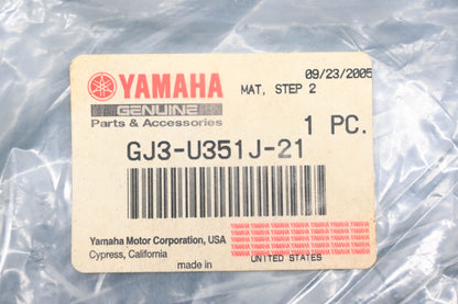 New OEM Yamaha GJ3-U351J-21-00 Aqua Blue Step Mat #2 NOS