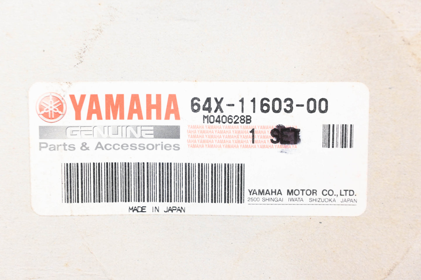 New OEM Yamaha 64X-11603-00-00 Piston STD Ring Kit NOS