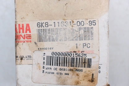 New OEM Yamaha 6K8-11631-00-95 Piston STD NOS