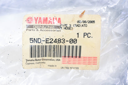 New OEM Yamaha 5ND-E2483-00-00 Radiator Coolant Hose NOS
