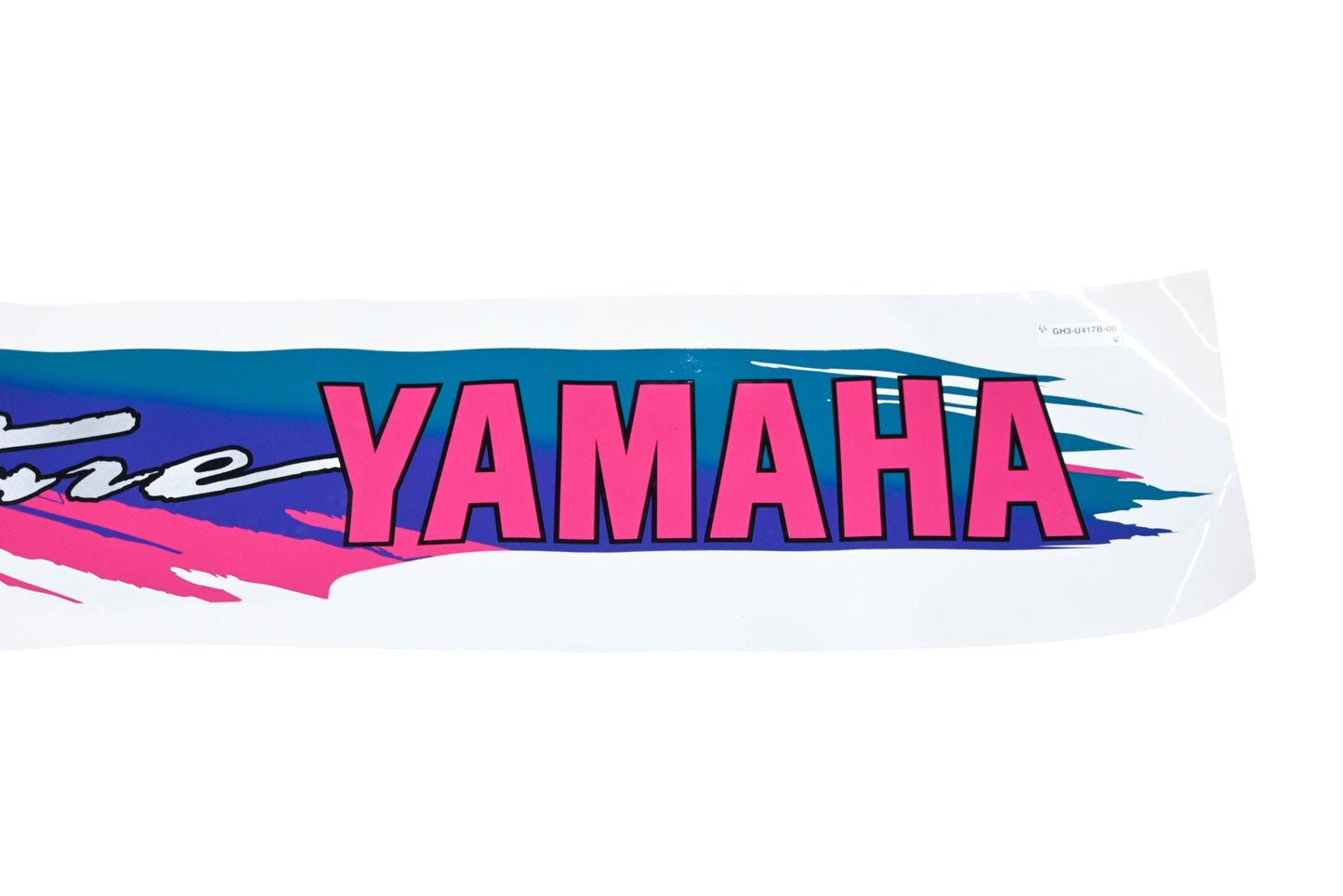 New OEM Yamaha GH3-U417B-00-00 Wave Venture Lefthand Graphic #1 Decal NOS