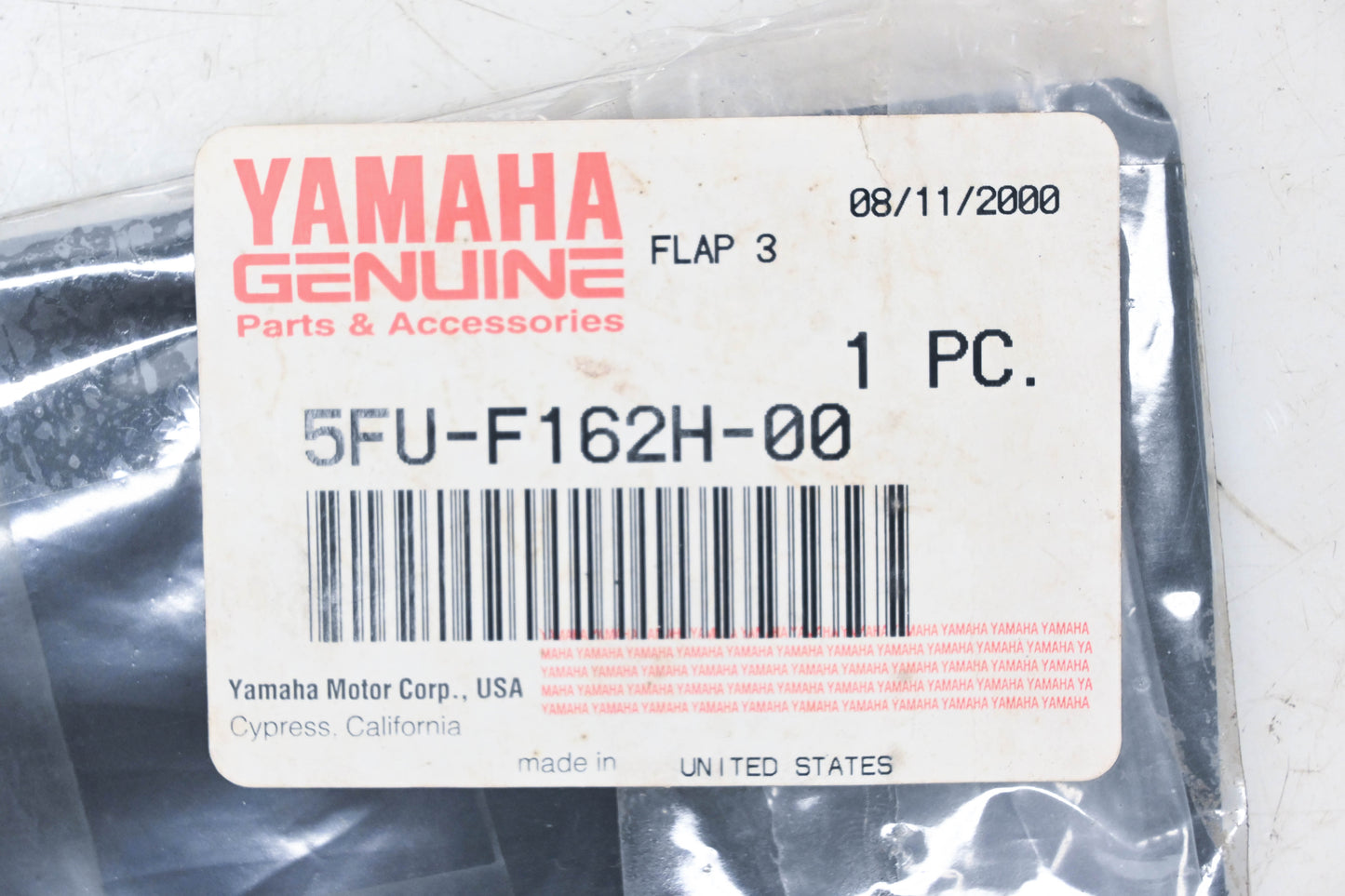 New OEM Yamaha 5FU-F162H-00-00 Rear Fender Flare Flap NOS