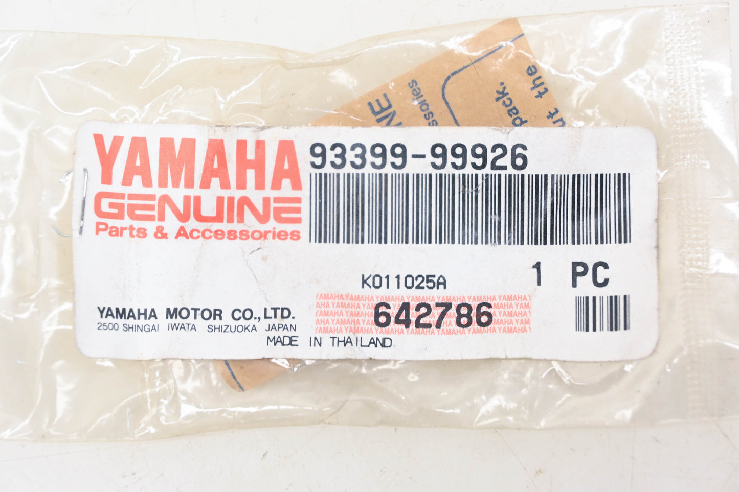 New OEM Yamaha 93399-99926-00 U-Joint Bearing NOS