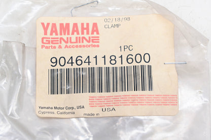 New OEM Yamaha 90464-11816-00 Clamp Clip NOS