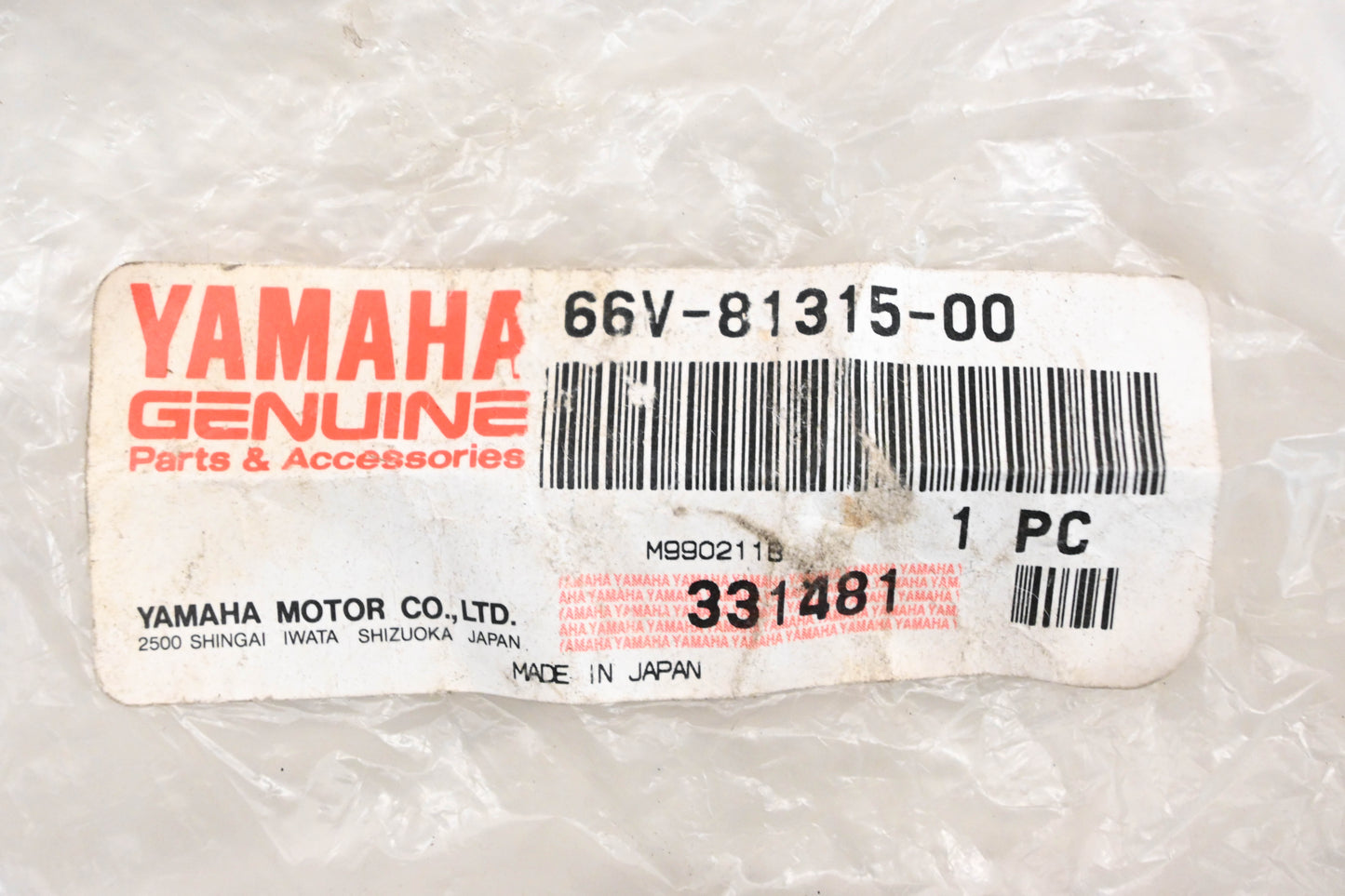 New OEM Yamaha 66V-81315-00-00 Lead Wire Assembly NOS