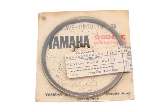 New OEM Yamaha 1W5-11610-10-00 Piston Ring Kit NOS