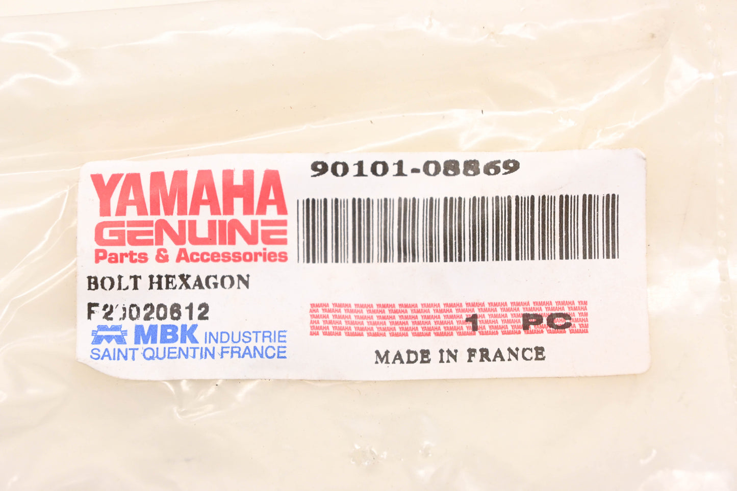 New OEM Yamaha 90101-08869-00 Bolt NOS