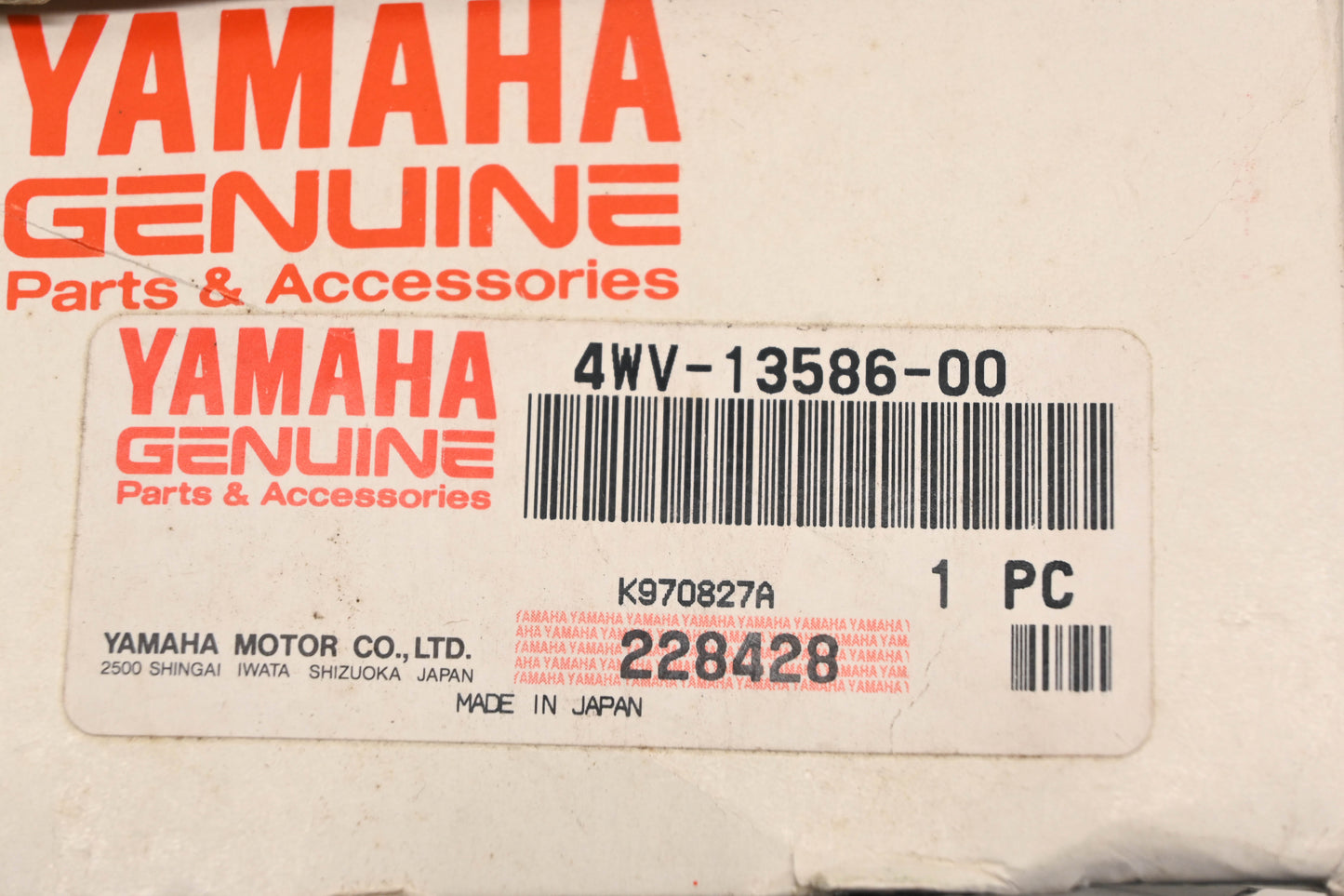 New OEM Yamaha 4WV-13586-00-00 Intake Manifold NOS