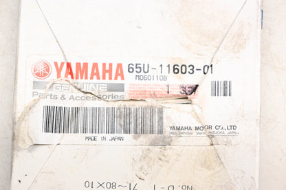 New OEM Yamaha 65U-11603-01-00 STD Piston Ring Kit NOS