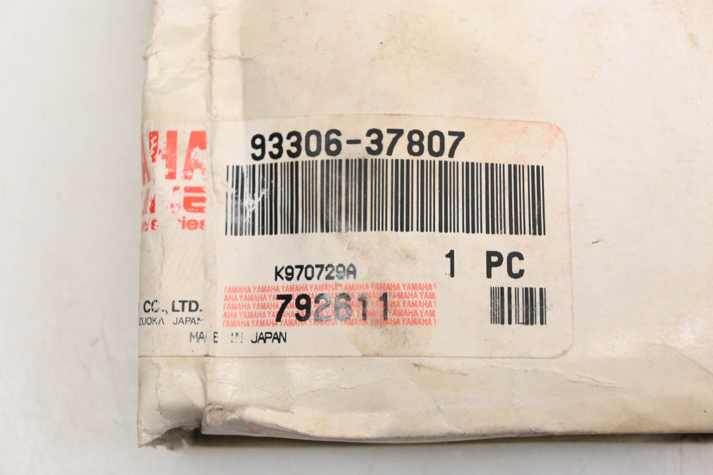 New OEM Yamaha 93306-37807-00 Koyo Crankshaft Bearing NOS