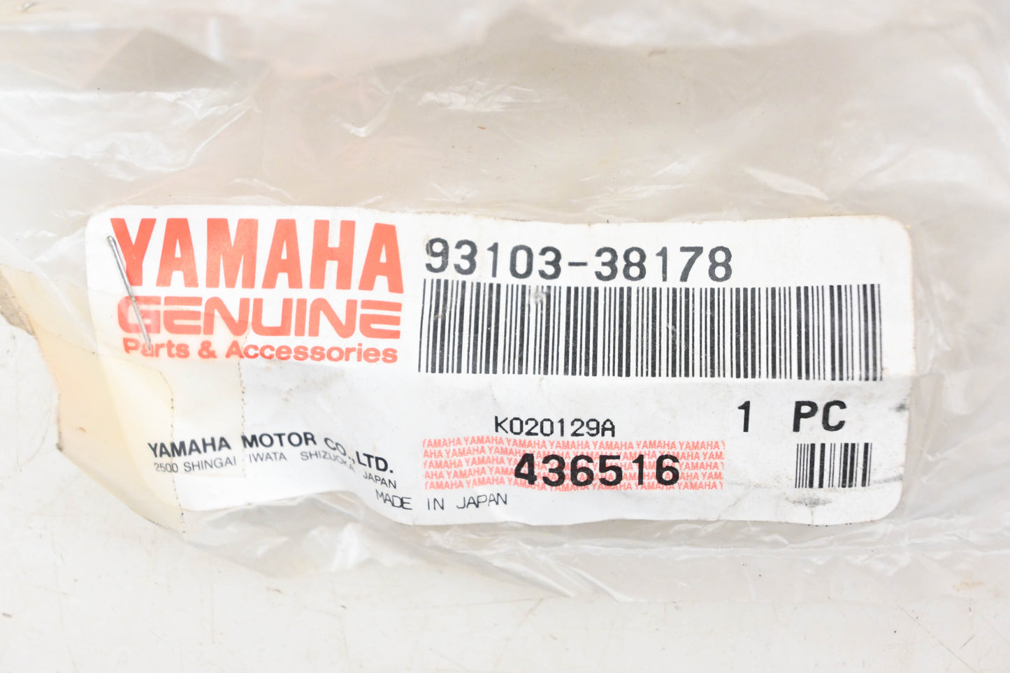 New OEM Yamaha 93103-38178-00 Oil Seal NOS