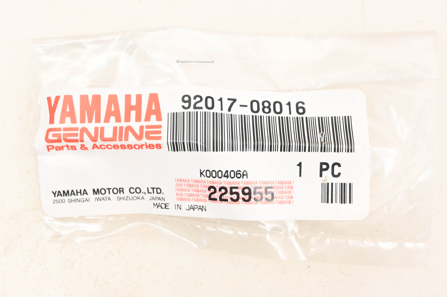 New OEM Yamaha 92017-08016-00 Button Head Bolt NOS