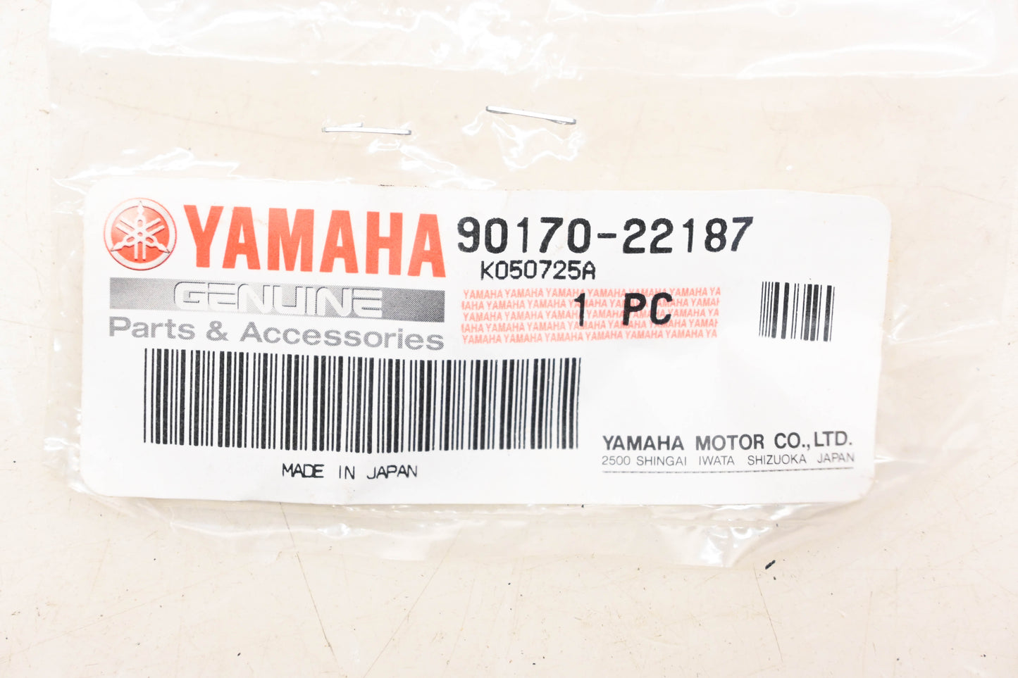 New OEM Yamaha 90170-22187-00 Hex Nut NOS