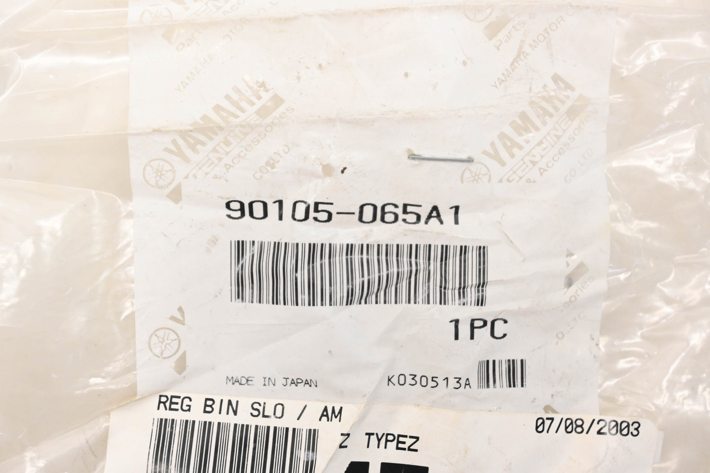 New OEM Yamaha 90105-065A1-00 Flange Bolt NOS