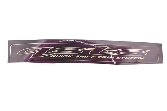 New OEM Yamaha F0D-U417P-00-00 QSTS Graphic E Decal NOS