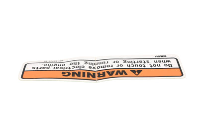 New OEM Yamaha 6R7-83623-40-00 Warning Label Decal NOS