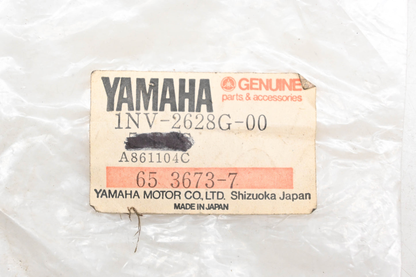 New OEM Yamaha 1NV-2628G-00-00 Throttle Lever Cap Gasket NOS