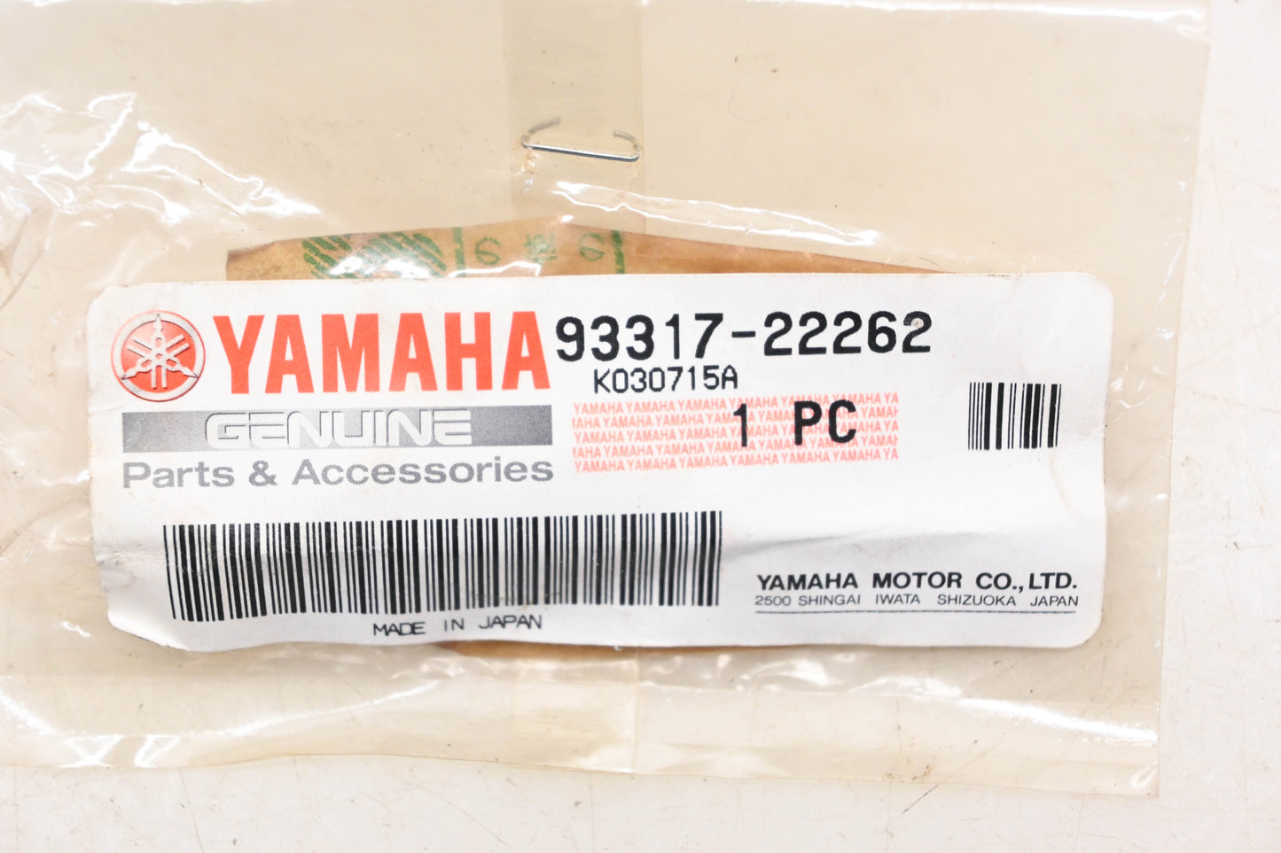 New OEM Yamaha 93317-22262-00 Swing Arm Needle Bearing NOS