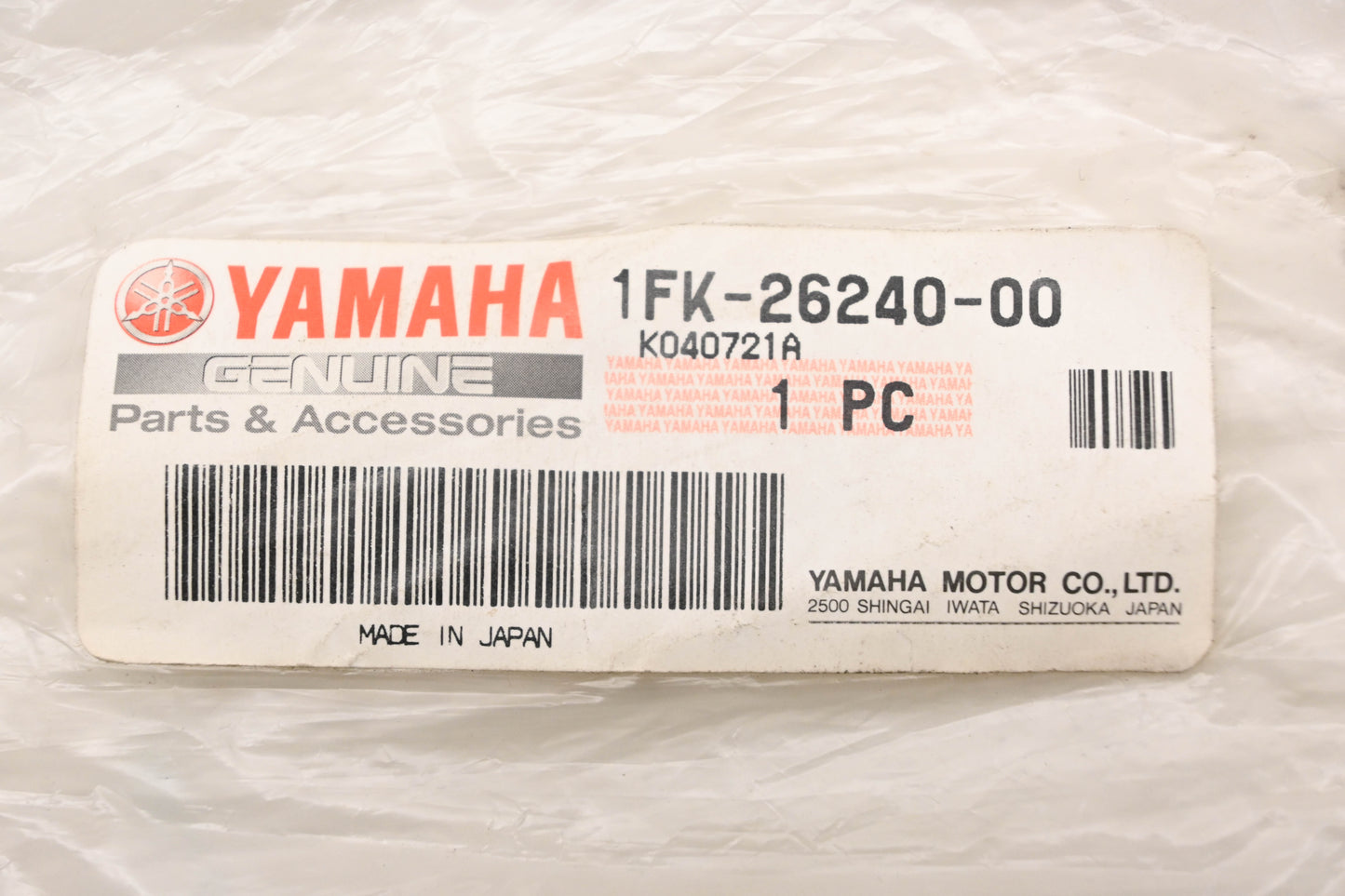 New OEM Yamaha 1FK-26240-00-00 Throttle Grip Assembly NOS