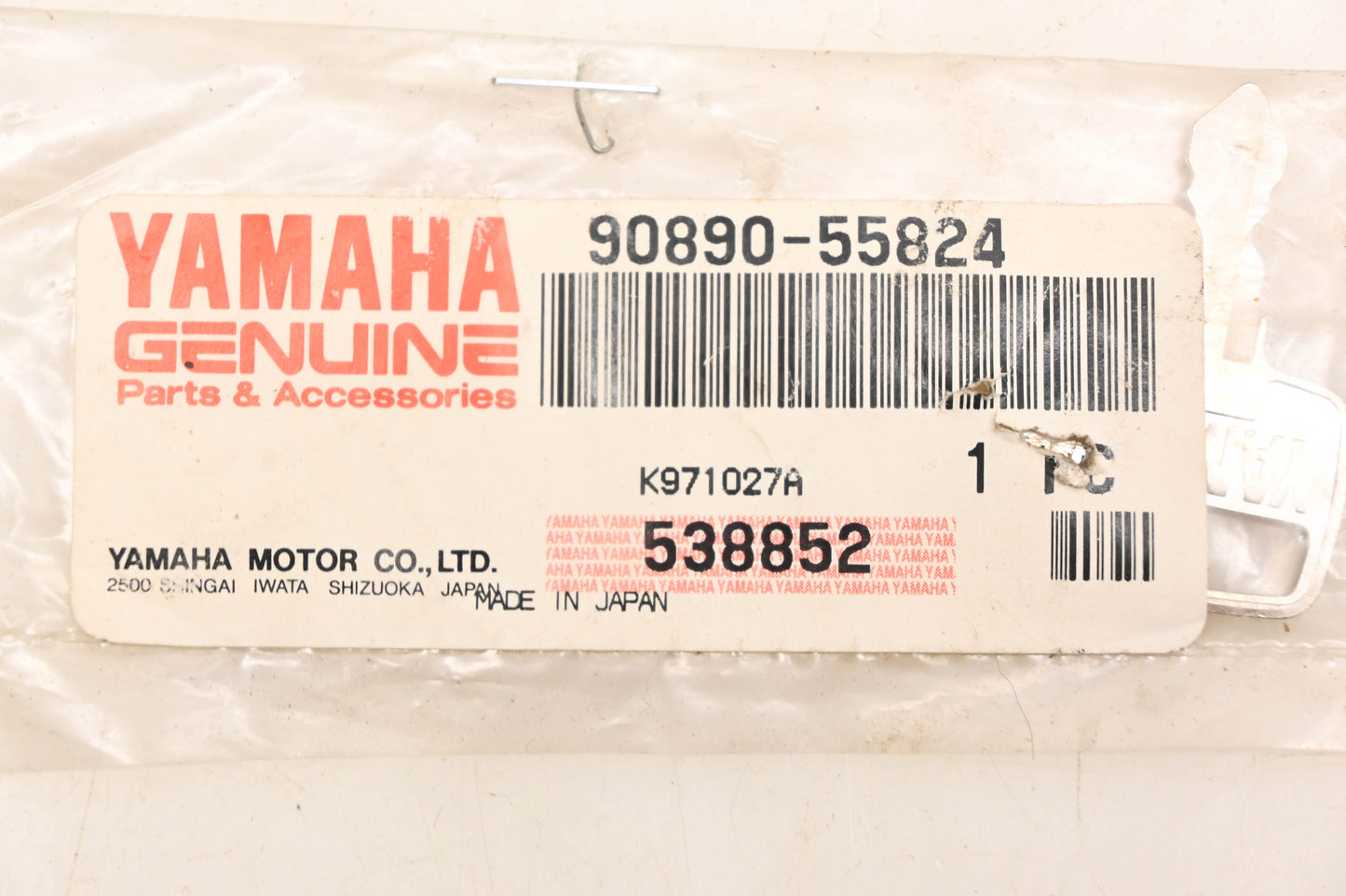 New OEM Yamaha 90890-55824-00 Key #455 NOS