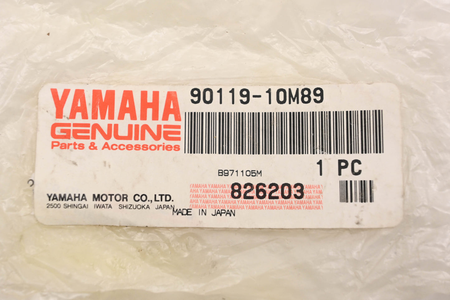 New OEM Yamaha 90119-10M89-00 Mounting Bolt NOS