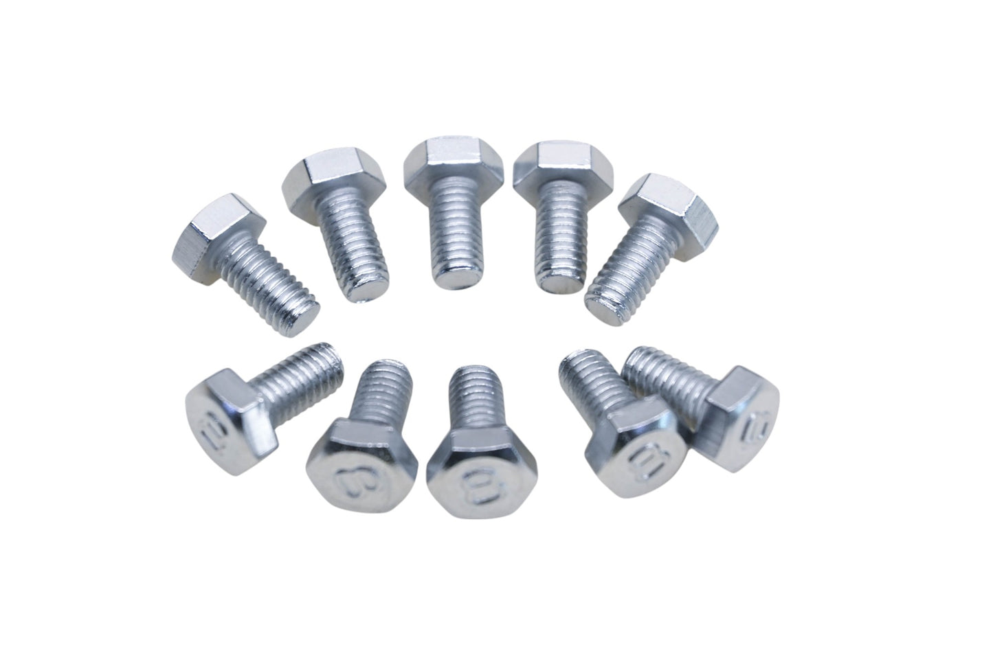 Aftermarket AA064-7 Hex Head M6-1.0 x 12mm Grade 8 Bolts Qty 10 NOS