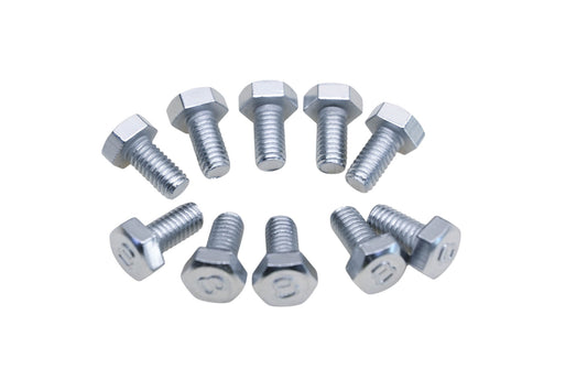 Aftermarket AA064-7 Hex Head M6-1.0 x 12mm Grade 8 Bolts Qty 10 NOS