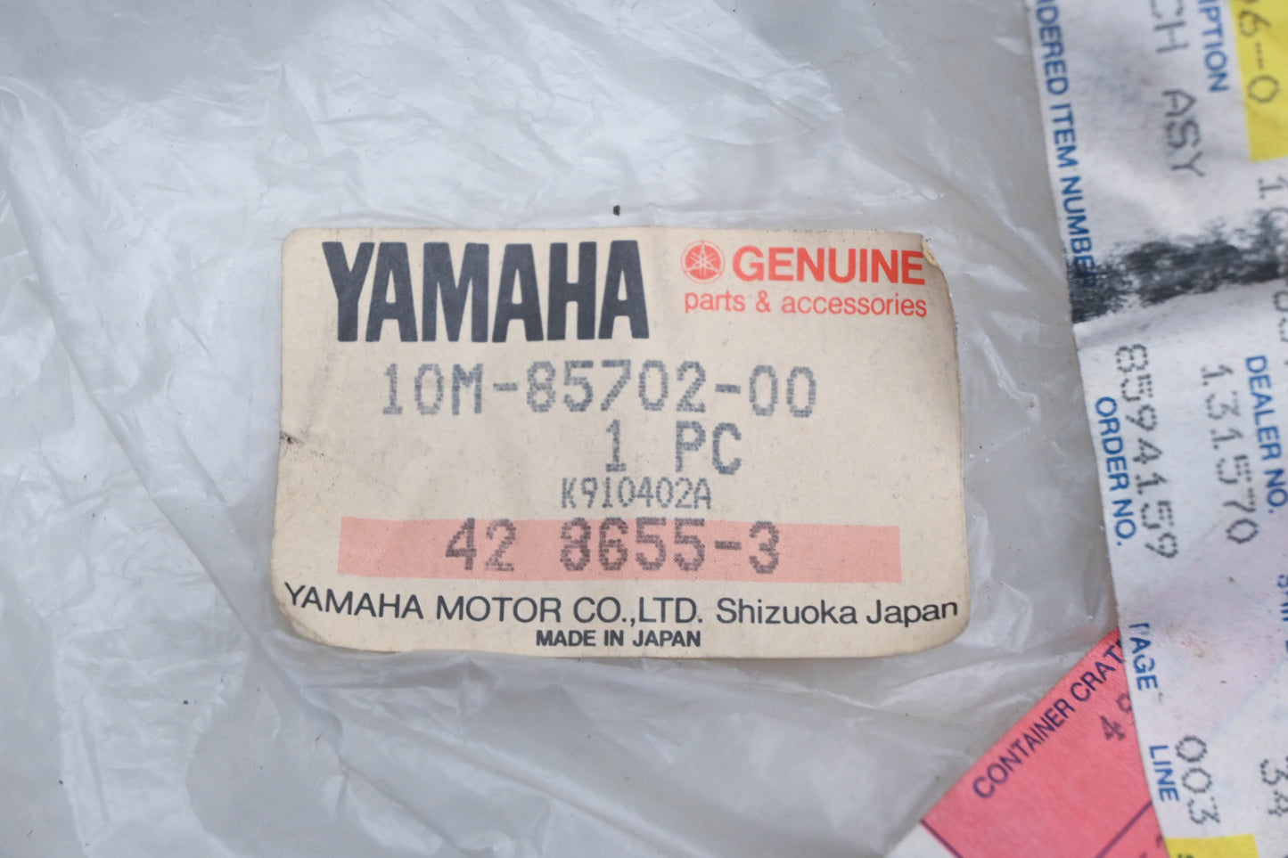 New OEM Yamaha 10M-85702-00-00 Lead Switch Assembly NOS