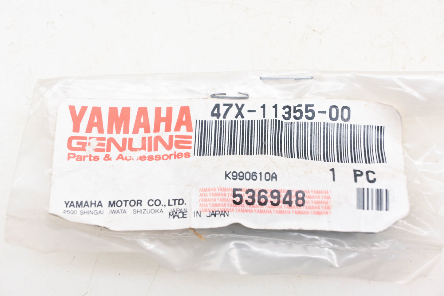 New OEM Yamaha 47X-11355-00-00 Cylinder Seal NOS