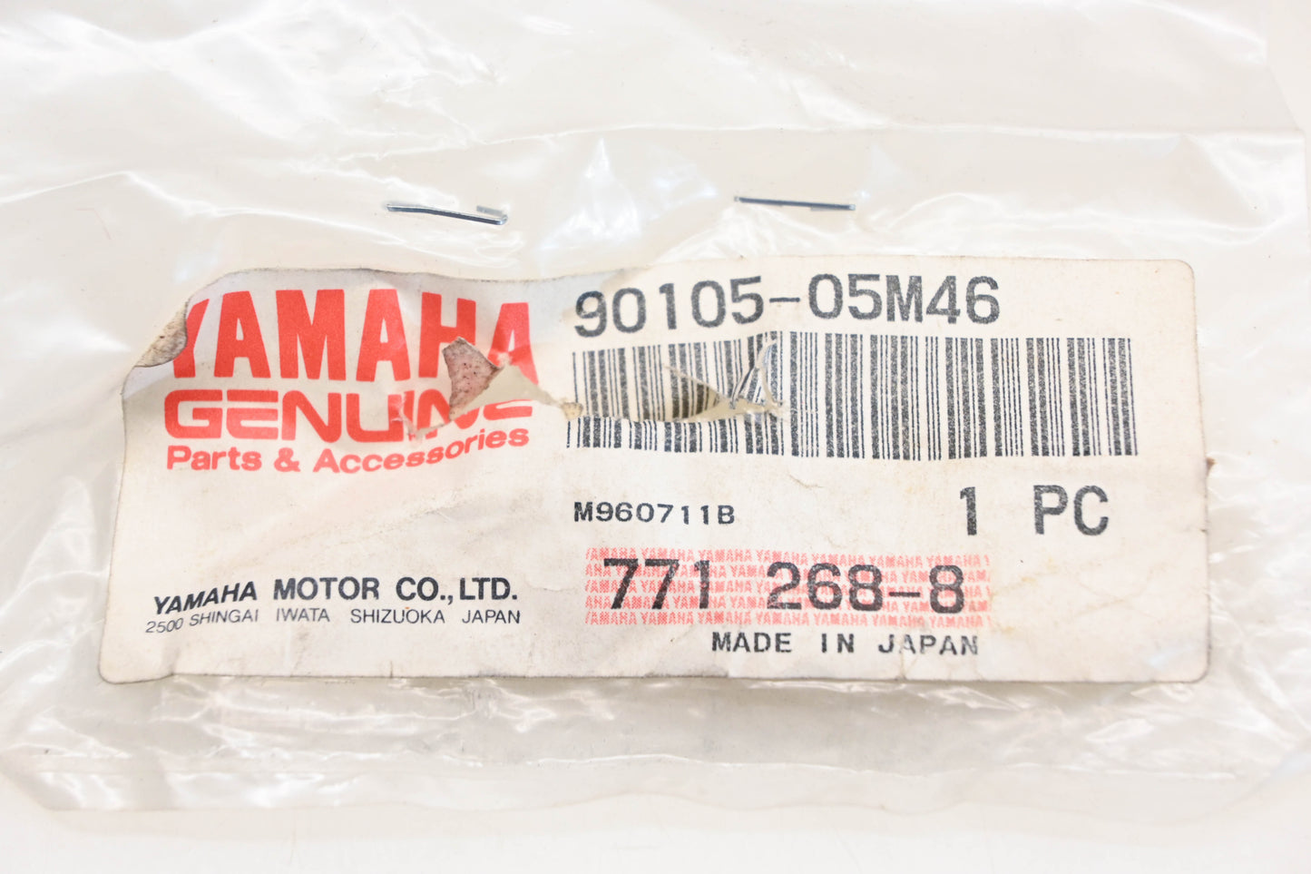 New OEM Yamaha 90105-05M46-00 Washer Based Bolt NOS
