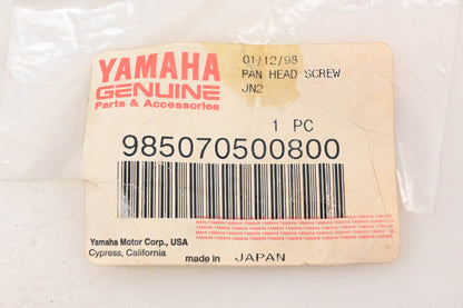 New OEM Yamaha 98507-05008-00 Pan Head Screw NOS